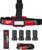 PG412 - ENSEMBLE DE LAMPES FRONTALES À PROFIL BAS RECHARGEABLE PAR USB, 600 LUMENS, Y COMPRIS LES CLIPS HARDHAD, LA BATTERIE ET LE CORDON USB