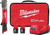 PG57 - M12 FUEL™ 3/8" À PROFIL BAS À ANGLE DROIT CLÉ À CHOCS KIT AVEC ANNEAU DE FRICTION, MAX. 220 PI-LB, 2 BATTERIES, 1 CHARGEUR, 1 SAC