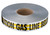 2X1000 YELLOW GAS LINE 7MIL D-TAPE 1RL