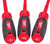 ENSEMBLE DE 3 TOURNEVIS ISOLANTS 1000 V - ECX™ : #1; PHILLIPS : #2; FENTE : 1/4 "