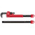 PG160  -  CHEATER ADAPTABLE PIPE WRENCH WITH 3-LENGTH DESIGN, 10"/18"/24", 2 INTERCHANG. HANDLES