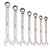 PG159 - 7-PC RATCHETING SAE COMBINATION WRENCH SET, 3/8"-3/4"