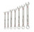 PG152 - ENSEMBLE DE CLÉS COMBINÉES SAE SANS CLIQUET DE 7 PIÈCES, 3/8 "-3/4 PO
