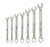 PG166 - 7-PC NON-RATCHETING SAE COMBINATION WRENCH SET, 3/8"-3/4"