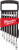 PG168 - 7-PC RATCHETING METRIC COMBINATION WRENCH SET, 8MM-17MM