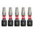 5PK 1IN IMPCT BIT SQ2