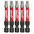 (6) 5PK 2IN PWR IMPCT BIT T30