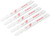 PG98 - LAME DE SCIE À SAUT, 3" X 24 TPI, DÉCOUPE DE MÉTAL, BI-MÉTAL, TIGE EN T, PACK DE 5