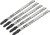 PG98 - JIG SAW BLADE, 4" X 10 TPI, WOOD CUTTING, REVERSE TOOTH, T-SHANK, PACK OF 5