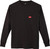 HEAVY DUTY POCKET T-SHIRT - LONG SLEEVE, BLACK - LARGE