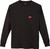 HEAVY DUTY POCKET T-SHIRT - LONG SLEEVE, BLACK - MEDIUM