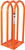 PG343 - 3-BAR TIRE INFLATION CAGE, 47" OD X 19" W