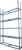 PG343 - RACK DE RAYONNAGE DE PNEUS À 5 NIVEAUX POUR PNEUS DE PASSAGERS ET DE CAMIONS LÉGERS, 55 PNEUS/CAPUCHON DE 2500 LB.