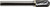 PG103 - 05400 3/8 RADIUS CYL. DBLCUT