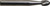 PG103 - 08500 1/4 OVAL DBLCUT