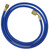 72” Blue Hose w/Shut-Off Valve Fitting