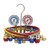 Dual R134A/R1234YF Brass Manifold, 2 1/2" gauges, 3-60" R134A Standard Hoses