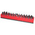 MTS587 1/4" 37-hole Magnetic Hex Bit Organizer /Rocket Red