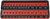 1/4" DRIVE SAE SHALLOW & DEEP PEG SOCKET HOLDER, 1/8" - 5/8", 26 PEGS (RED)