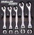 PG168 - 5-PC METRIC DOUBLE-ENDED LINE WRENCH KIT, FLEX & FIXED HEADS, 8, 9, 10, 11, 12MM INNER HEX