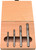 PG112 - 4-PC CARBIDE TIP DRILL BIT SET, 3MM, 4MM, 6MM, 7MM