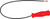 Mini Outil de ramassage magnétique rouge