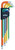 9 Pièce Ball End Couleur codé Hex L-Key Set - Métrique