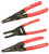 3 Piece Classic Grip Wire Strippers and Pliers Set