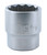 12 Point - 3/8 Inch Drive Socket - 19.0mm