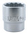 12 Point - 3/8 Inch Drive Socket - 13/16"