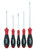 5 Piece SoftFinish Slotted and Phillips and Square Screwdriver Set