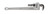 PG160  -  24" ALUMINUM STRAIGHT PIPE WRENCH