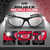 LED Inspectors Safety Glasses - Black Frame with LED Lights  - Clear Lens - Polybag