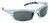 Lunettes de sécurité GTR - Cadre argenté - Lentille miroir bleu glace - Polybag