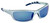 Lunettes de sécurité GTR - Cadre argenté - Lentille miroir bleu glace - Polybag
