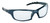 Lunettes de sécurité GTR - Cadre argenté - Lentille miroir bleu glace - Polybag