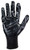 PawZ® Gants de coque en tricot en nylon noir - Revêtement de palme en nitrile - 2XLrg - Vente au détail