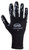 PawZ® Gants de coque en tricot en nylon noir - Revêtement de palme en nitrile - 2XLrg - Vente au détail
