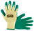 Gants en coton/poly tricot - Revêtement en latex de finition ridée - Med - 12 paires par sac (prix par paire) - VRAC