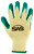 Gants en coton/poly tricot - Revêtement en latex de finition ridée - Med - 12 paires par sac (prix par paire) - VRAC