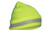 Bonnet tricoté, jaune avec garniture réfléchissante