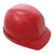 Hard Hat - Ratchet Suspension - Red