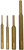 PG210 - ENSEMBLE 4 PIÈCES DE POINÇONNEUSE POUR GOUPILLES EN LAITON