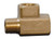 TEE, LAITON 3/8" 1Mx2F EXT