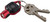 PG403 - POCKET MATE™ USB COMPACT HANDS-FREE LIGHT WITH KEY RING AND CLIP, 325 LUMENS, INCLUDES USB CORD – RED