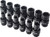 PG137 - 13-PC PRISE 1/2" ENSEMBLE DE DOUILLES D’IMPACT UNIVERSELLES STANDARD DE 6 PTS, 12 MM-24 MM