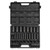 39 Pc. 1/2" Dr. 12 Pt. SAE Master Impact Socket Set