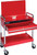 PG219 - SERVICE CART WITH LOCKING TOP DRAWER, RED