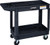 PG214 - STANDARD PLASTIC UTILITY CART - BLACK
