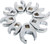 PG162 - 8 PC. 3/8" DR. SAE FLARE NUT CROWFOOT WRENCH SET